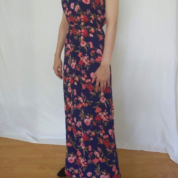 S | Forever 21 | Hawaiian Floral Maxi Dress - Picture 3 of 6